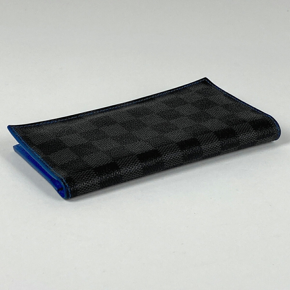 Louis Vuitton Black Portefeuille Long Graphite Wallet NM Alexandre Bifold
